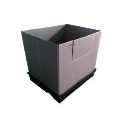 Ящик для аккумуляторов складной штабелируемый с крышкой (арт. 25-5081705)