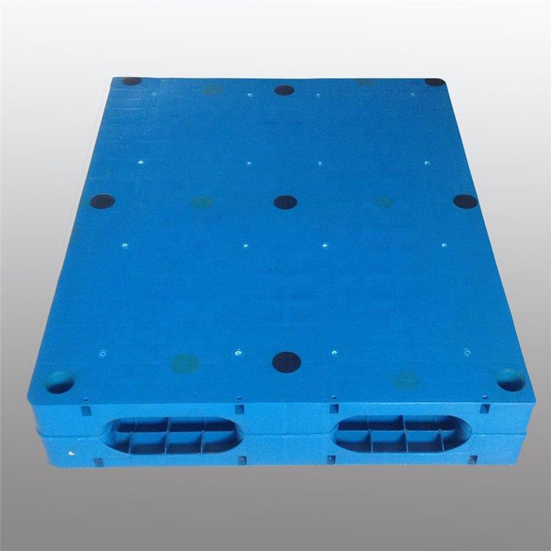 Паллет пластиковый двусторонний усиленный 4-сторонний 1000x800 мм (арт. 25-5081706)