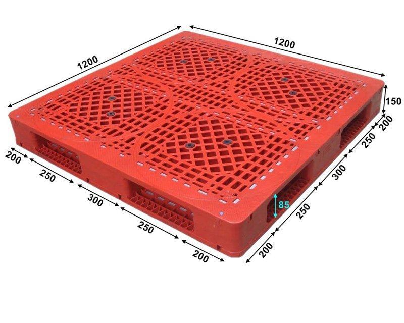 Поддон пластиковый двухсторонний реверсивный 1200x1200 мм (арт. 25-5081748)