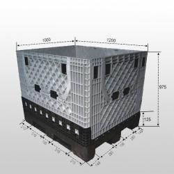 Ящик пластиковый для хранения овощей инжекционный (арт. 25-5081785)