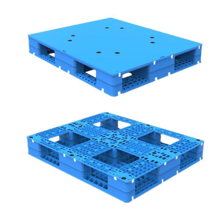 Паллет евро HDPE односторонний стальной 4-сторонний (арт. 25-5081786)