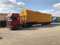 Паллеты пластиковые евростандарт одинарные штабелируемые (арт. 25-5081787)