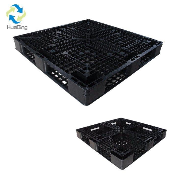 Паллет пластиковый одноразовый из переработанных материалов черный (арт. 25-5081799)