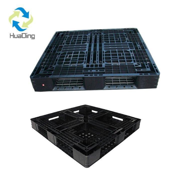 Паллет пластиковый одноразовый из переработанных материалов черный (арт. 25-5081799)