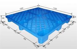 Поддон пластиковый легкий четырехсторонний одноярусный (арт. 25-5081837)