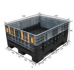 Контейнер пластиковый складной для фруктов и овощей средний (арт. 25-5081887)