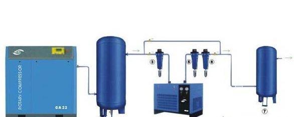 Компрессор воздушный бесшумный безмасляный с фильтрами (арт. 25-5082112)