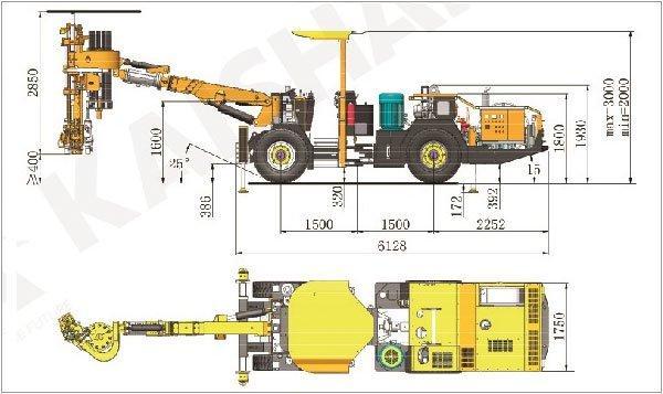 Станок буровой гидравлический для туннелей и анкеров (арт. 25-5082396)