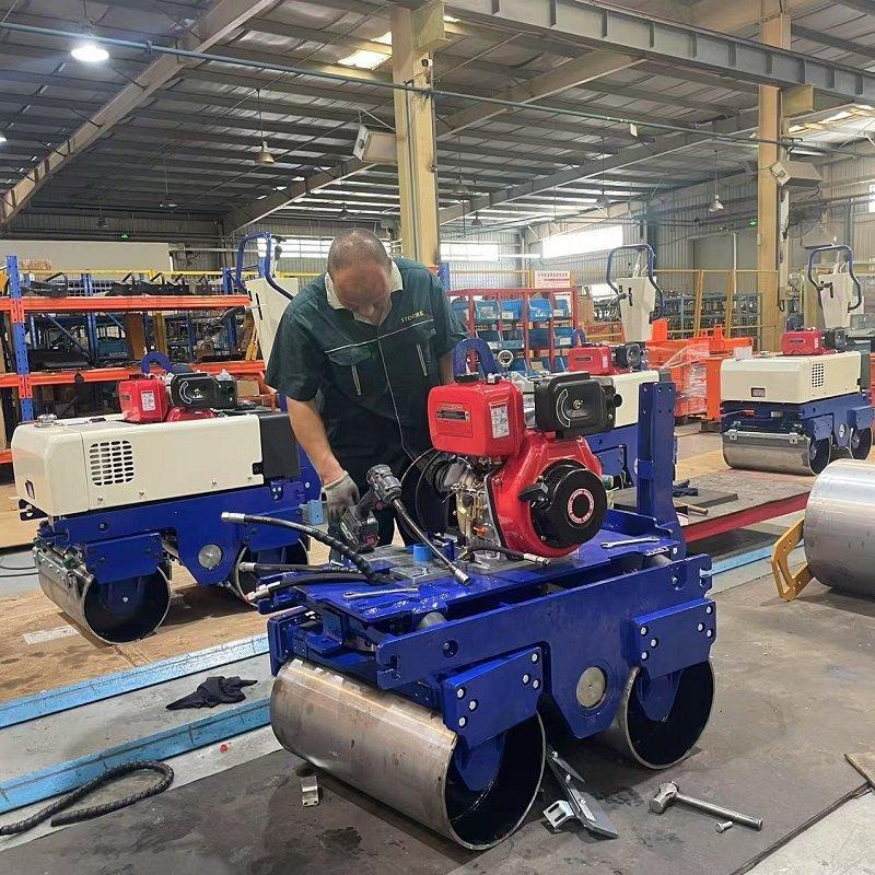 Каток дорожный вибрационный гидравлический 800кг двойной барабан (арт. 25-5082419)