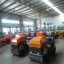 Каток дорожный вибрационный мини с двойным барабаном (арт. 25-5082486)