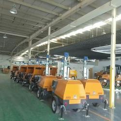 Световая башня телескопическая мобильная дизельная 7м 9м (арт. 25-5082525)