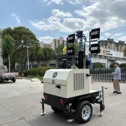 Осветительная башня мобильная светодиодная 9м для стройки (арт. 25-5082579)