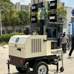 Осветительная башня мобильная светодиодная 9м для стройки (арт. 25-5082579)