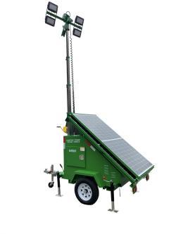 Прожектор светодиодный мобильный на солнечной батарее (арт. 25-5082663)