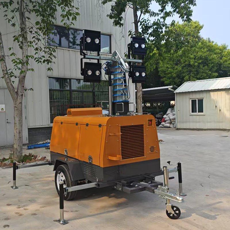 Мобильная гидравлическая осветительная башня 9м 1600W LED (арт. 25-5082675)