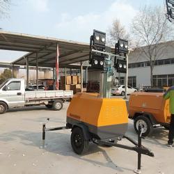 Световая башня портативная 4*400W 7M IP65 дизельная (арт. 25-5082678)