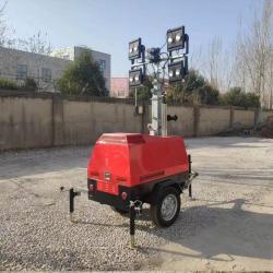 Осветительная башня мобильная телескопическая 9м 400W*4 дизельная (арт. 25-5082680)