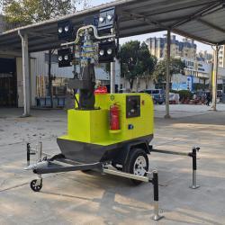 Мачта осветительная электрическая 9м 4*400W LED дизель (арт. 25-5082687)