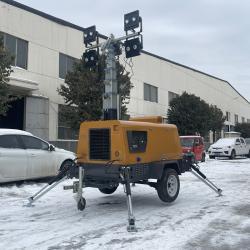 Световые башни аварийные 7м 9м 4*400W с дизельным генератором (арт. 25-5082699)