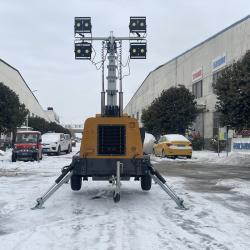 Световые башни аварийные 7м 9м 4*400W с дизельным генератором (арт. 25-5082699)