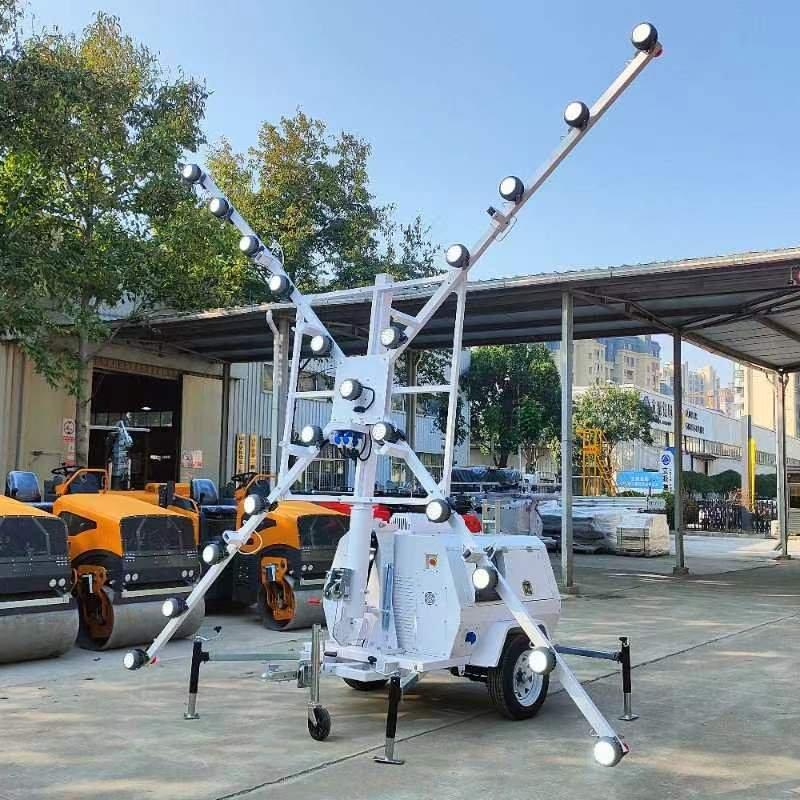 Световая башня мобильная портативная 100W-300W 4-6 м (арт. 25-5082721)