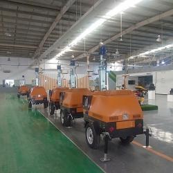 Мобильная световая башня 4x1000W LED 7м дизельная (арт. 25-5082732)