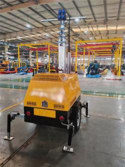 Мобильная осветительная башня с генератором 6KW и 4x1000 лампами (арт. 25-5082793)