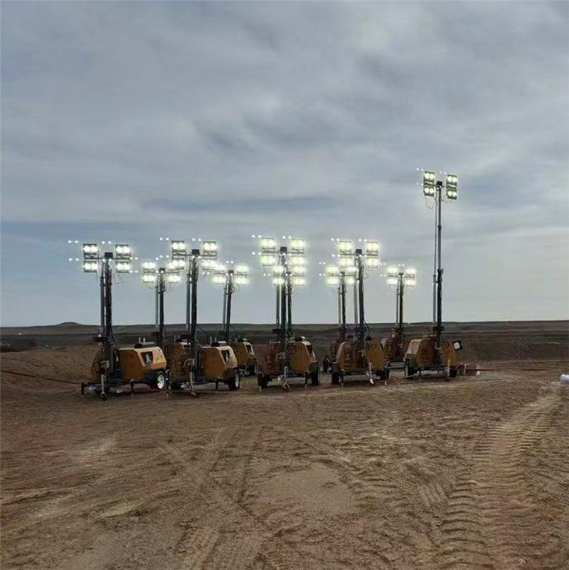Мачта осветительная портативная 5м ручная 9м гидравлическая LED (арт. 25-5082804)