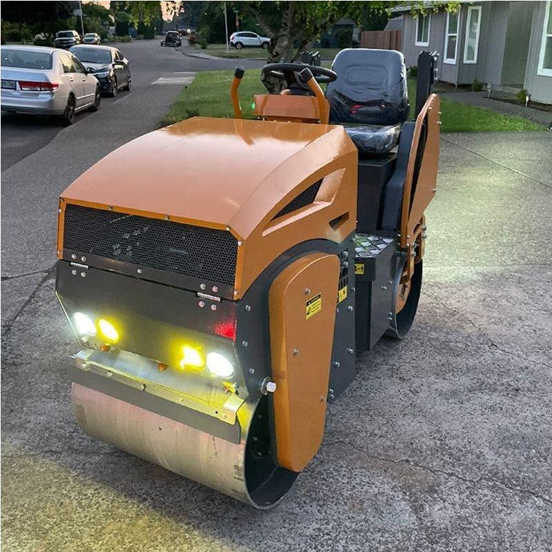 Каток дорожный вибрационный гидравлический двухвальцовый 1т (арт. 25-5082811)