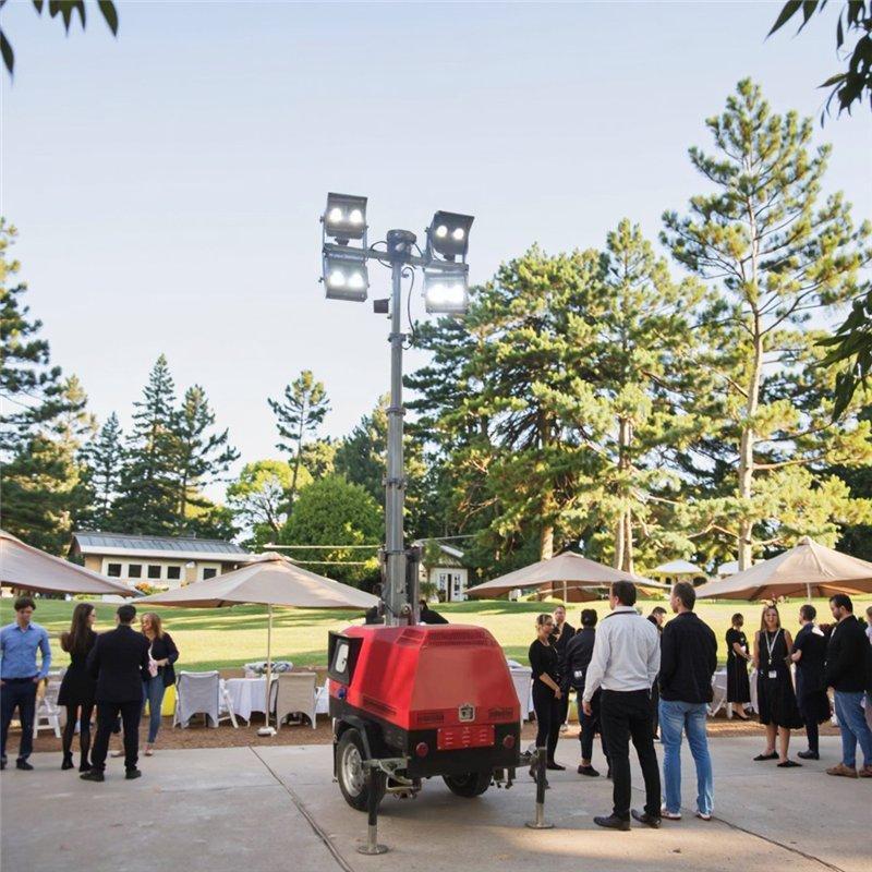 Осветительная башня мобильная дизельная 4x1000W телескопическая (арт. 25-5082822)