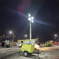 Осветительная башня мобильная дизельная 1000W 4 LED (арт. 25-5082836)