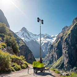 Осветительная башня мобильная дизельная 1000W 4 LED (арт. 25-5082836)