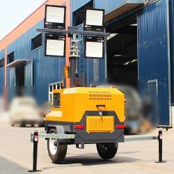 Мобильная световая башня LED 9м с дизель-генератором (арт. 25-5082892)