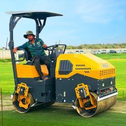 Каток дорожный вибрационный мини 1 тонна асфальтовый (арт. 25-5082905)