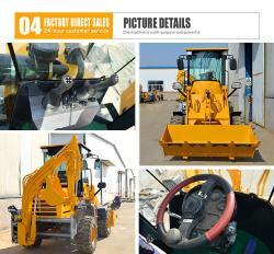 Погрузчик экскаватор мини с навеской 4x4 (арт. 25-5082907)