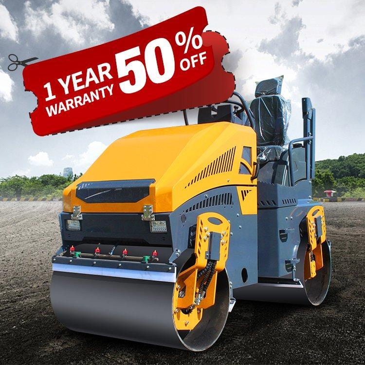 Каток вибрационный двухвальцовый для асфальта и щебня (арт. 25-5082945)