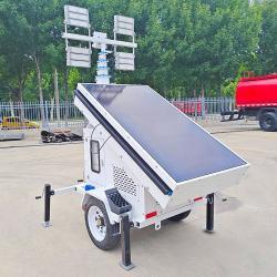 Осветительная башня мобильная 9м 4x400W LED дизель-солнечная (арт. 25-5082954)