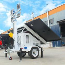 Башня освещения мобильная электрическая солнечная 4*100W LED (арт. 25-5082958)