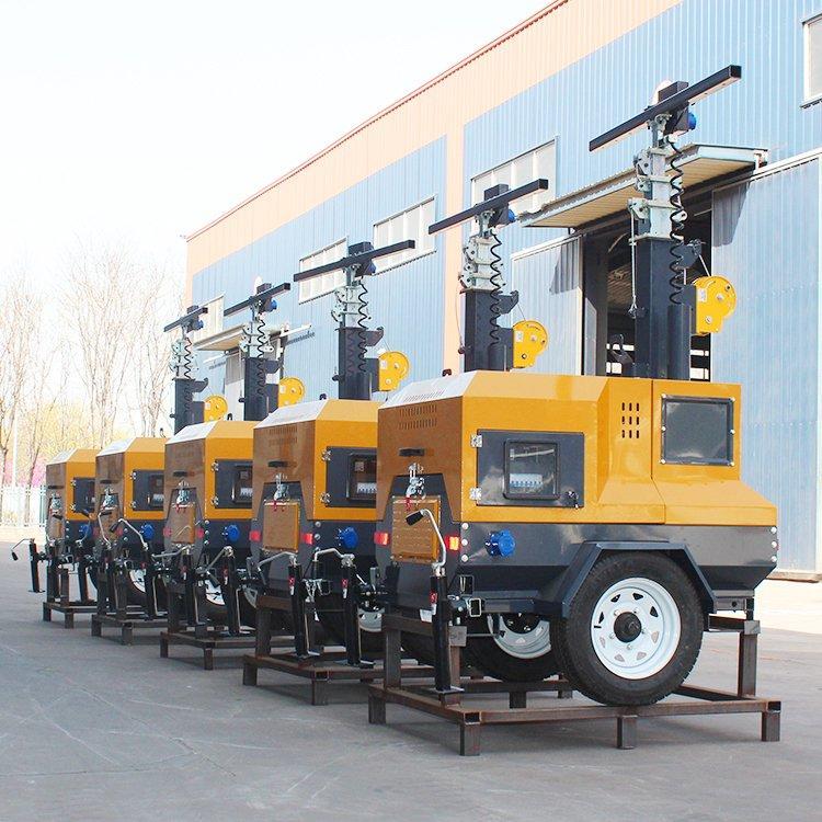 Мобильная световая башня для шахт с дизель-генератором и LED (арт. 25-5082967)