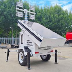 Осветительная башня мобильная солнечная 360° 4*100W LED 9 м (арт. 25-5082976)