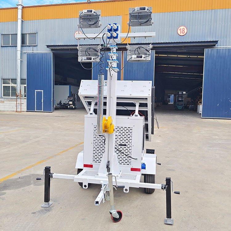 Осветительная башня мобильная солнечная 360° 4*100W LED 9 м (арт. 25-5082976)