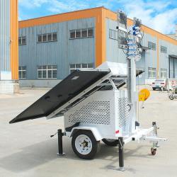 Световая башня мобильная многофункциональная солнечная (арт. 25-5082990)