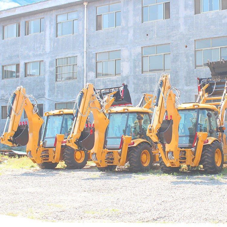 Экскаватор-погрузчик мини 4x4 с двигателем и колесами Китай (арт. 25-5083049)