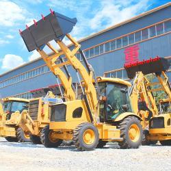 Экскаватор-погрузчик мини 4x4 с двигателем и колесами Китай (арт. 25-5083049)