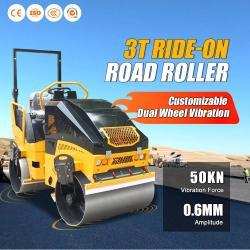 Каток вибрационный дорожный 3 тонны двойной барабан (арт. 25-5083063)