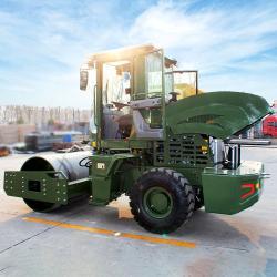 Каток дорожный вибрационный однобарабанный с двигателем и насосом (арт. 25-5083116)