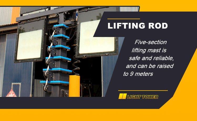 Осветительная башня мобильная дизельная 9M LED (арт. 25-5083165)