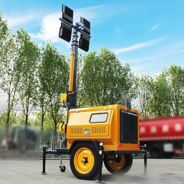 Мобильная световая башня с LED освещением портативная (арт. 25-5083170)