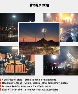 Осветительная башня мобильная гидравлическая 9 м (арт. 25-5083171)