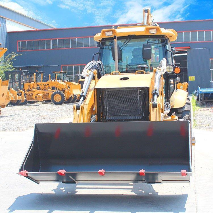 Погрузчик экскаватор мини колёсный с обратной лопатой (арт. 25-5083182)